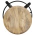 Taburetes de cocina 2 unidades madera maciza de mango 76