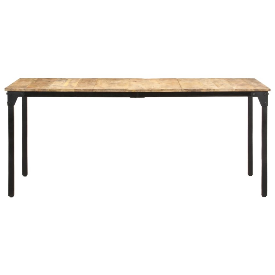 Mesa de comedor madera de mango rugosa 180x90x76