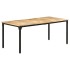 Mesa de comedor madera de mango rugosa 180x90x76