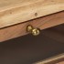 Mesa consola de madera maciza de acacia 90x35x76