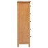 Cajonera sinfonier de madera de roble maciza 45x32x110