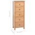 Cajonera sinfonier de madera de roble maciza 45x32x110
