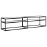 Mueble para TV vidrio templado transparente 180x40x40,5