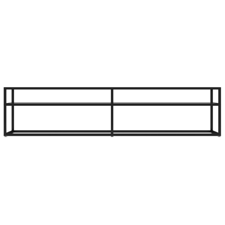 Mueble para TV vidrio templado transparente 180x40x40,5