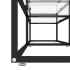 Mueble para TV vidrio templado transparente 180x40x40,5