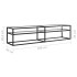 Mueble para TV vidrio templado transparente 180x40x40,5