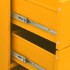 Armario de cajones de acero amarillo mostaza 80x35x101,5