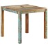 Mesa de comedor de madera maciza reciclada 82x80x76