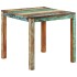 Mesa de comedor de madera maciza reciclada 82x80x76
