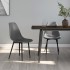 Sillas de comedor 2 unidades gris