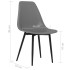 Sillas de comedor 2 unidades gris