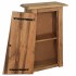 Mueble de pared para baño madera maciza de pino 42x23x70