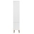Mueble vitrina MOLDE madera maciza de pino blanco 90x35x175