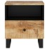 Mesitas de noche 2 uds madera maciza mango madera
