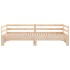 Sofá cama extraíble sin colchón 80x200