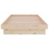 Estructura de cama individual sin colchón madera