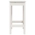 Taburetes altos 2 uds madera maciza de pino blanco 40x40x78