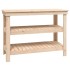 Banco de trabajo de madera maciza de pino 110,5x50x80