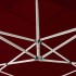 Carpa plegable profesional aluminio rojo tinto 3x3