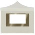 Carpa plegable profesional con paredes aluminio crema 3x3