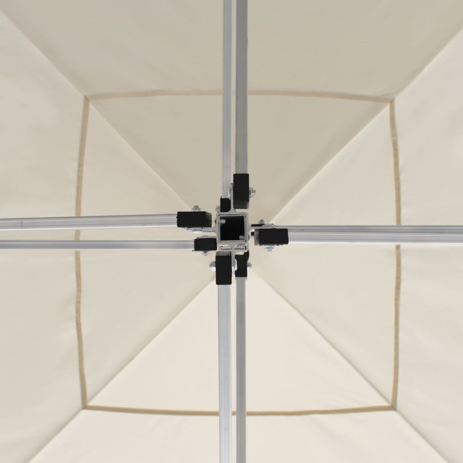 Carpa plegable profesional con paredes aluminio crema 3x3