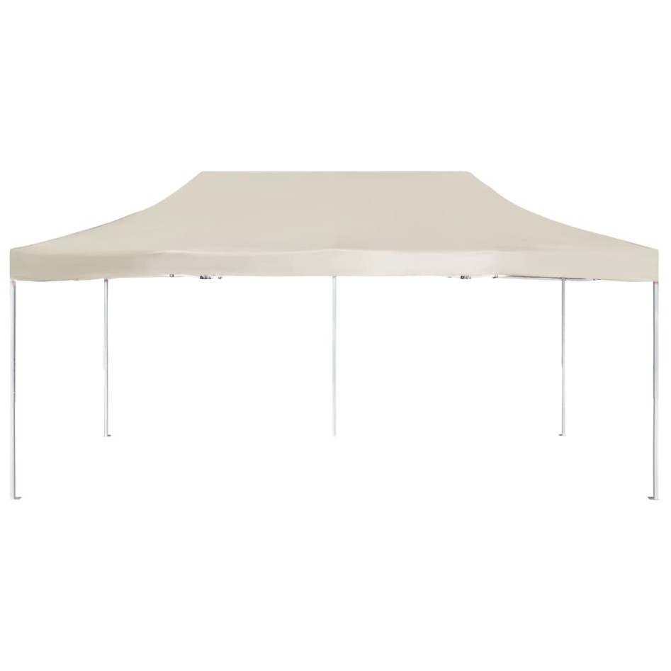 Carpa plegable profesional de aluminio crema 6x3