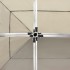 Carpa plegable profesional de aluminio crema 6x3