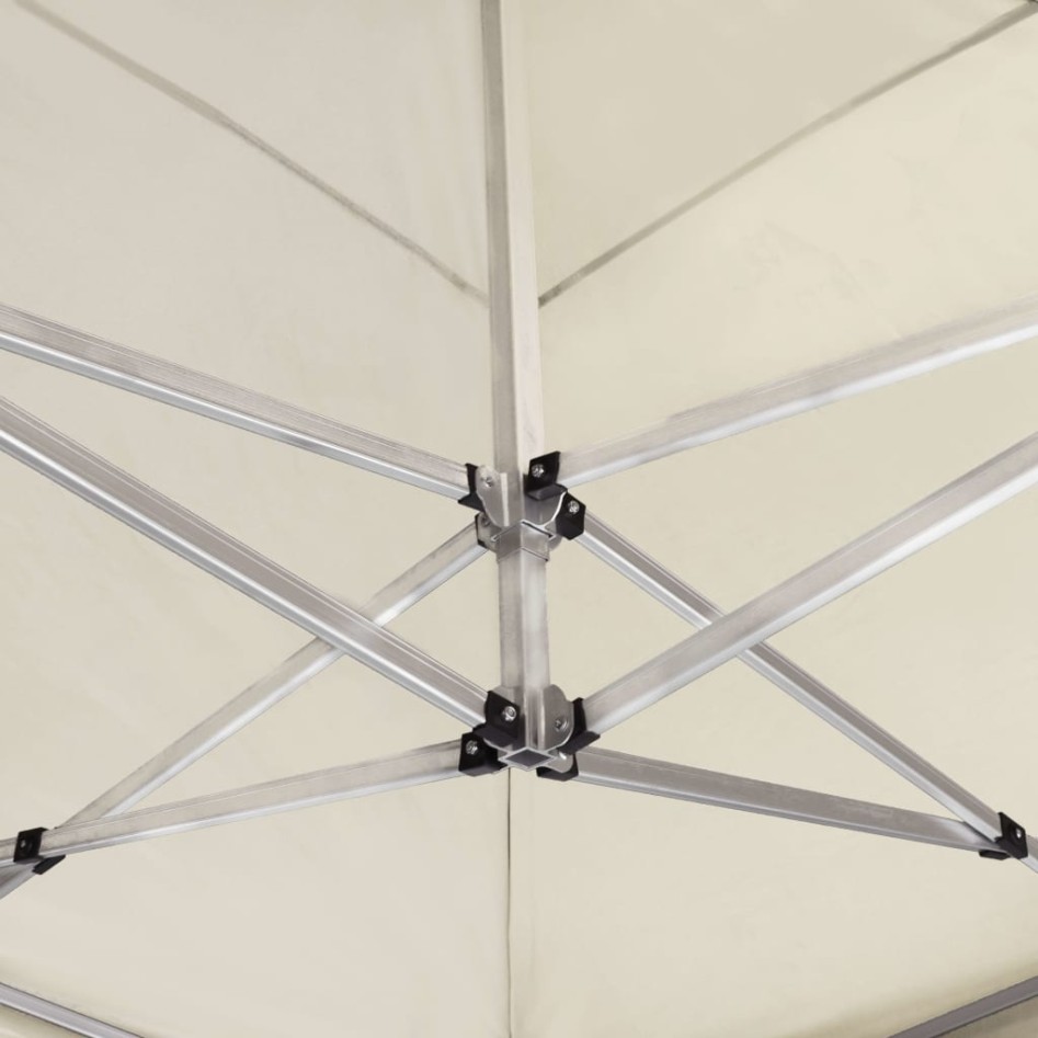 Carpa plegable profesional de aluminio crema 6x3
