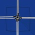 Carpa plegable profesional de aluminio azul 2x2