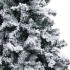Árbol de Navidad artificial con nieve PVC verde 300