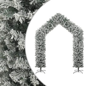 Arco de árbol de Navidad con aspecto nevado 270