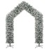 Arco de árbol de Navidad con aspecto nevado 270