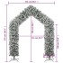 Arco de árbol de Navidad con aspecto nevado 270