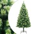 Árbol de Navidad artificial con bisagras y soporte 210