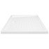 Plato de ducha con puntos ABS blanco 80x100x4