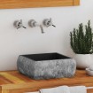 Lavabo mármol negro 30x30x13 cm