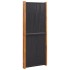Biombo divisor de 3 paneles negro 210x180