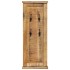 Percheros 2 unidades madera maciza de mango 38x100