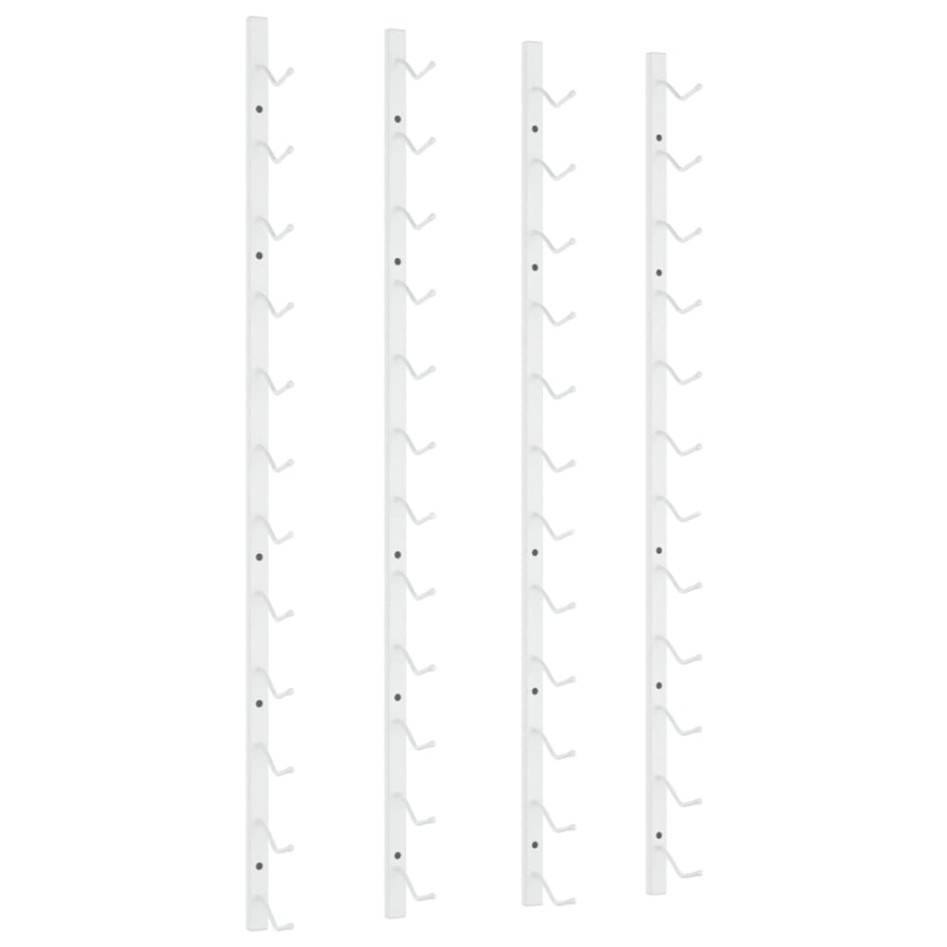 Botellero de pared para 12 botellas 2 unidades hierro