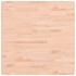 Tablero de mesa cuadrado de madera maciza de haya 80x80x4