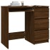 Escritorio de madera contrachapada roble marrón 90x45x76