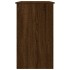 Escritorio de madera contrachapada roble marrón 90x45x76
