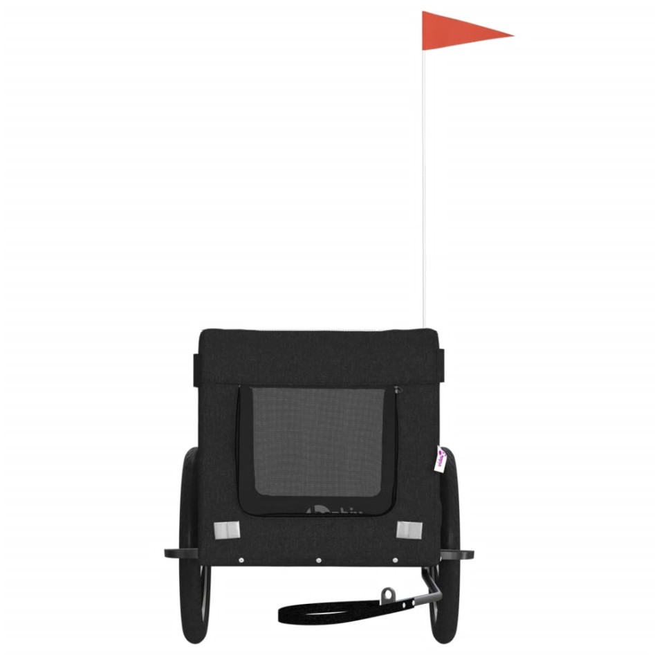 Remolque de bicicleta mascotas hierro tela Oxford