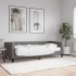 Sofá cama con colchón tela gris oscuro 90x190