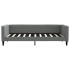 Sofá cama con colchón tela gris oscuro 90x190