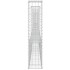 Cesta de gaviones forma de U 8 postes de hierro 860x20x100