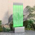 Columna burbujas LEDs RGB acero inoxidable acrílico 110