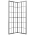 Cabina de ducha ESG esmerilado negro 80x80x180