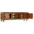 Mueble para TV madera maciza reciclada 120x30x36