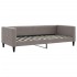 Sofá cama nido con cajones tela gris taupe 100x200